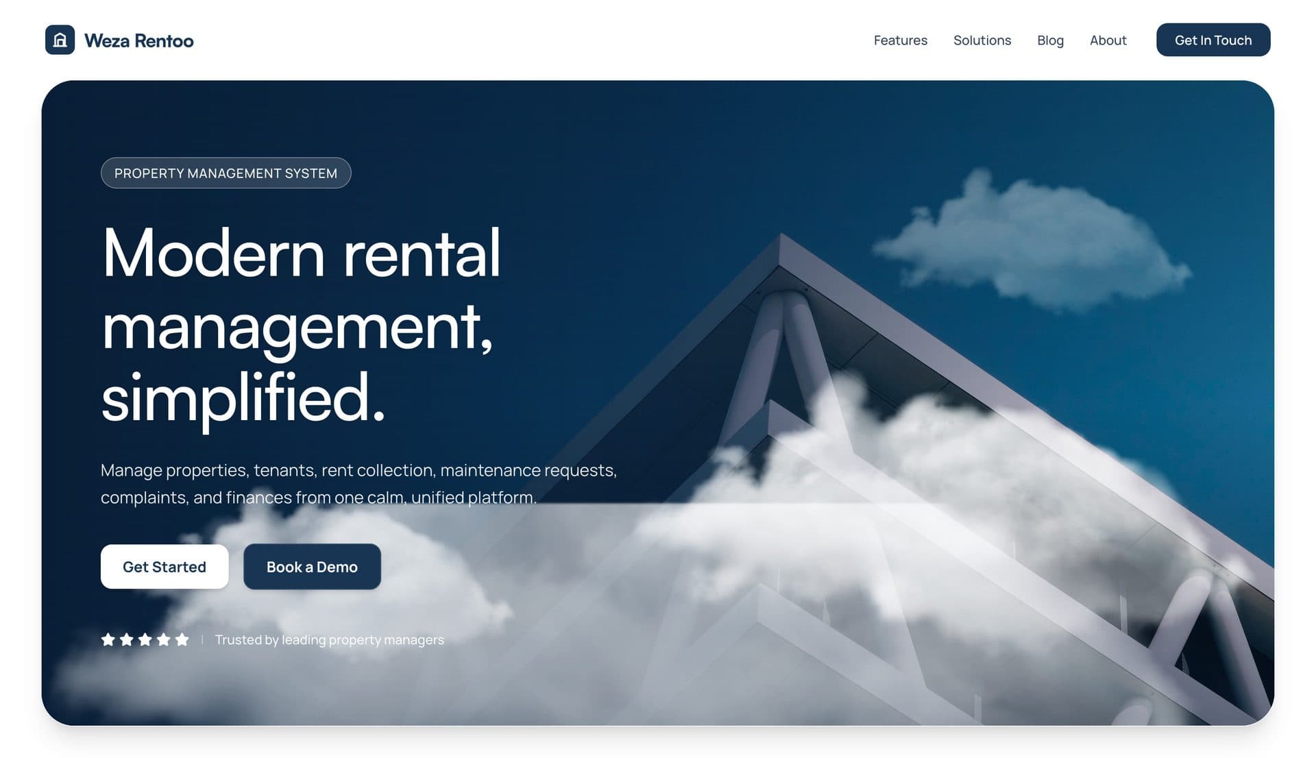 Weza Rentoo — Property Management Made Simple